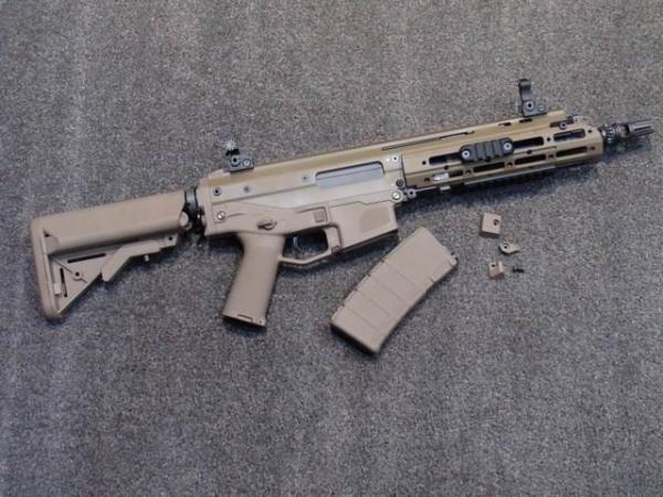 T WE Airsoft MSK AEG 10.5 Barrel Crane Stock  ( DE )